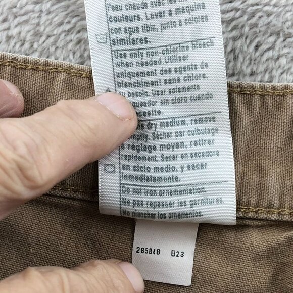 Carhartt Men Cargo Shorts Size 40 Original Fit Khaki Casual Outdoors Tan B147DKH - Picture 8 of 13